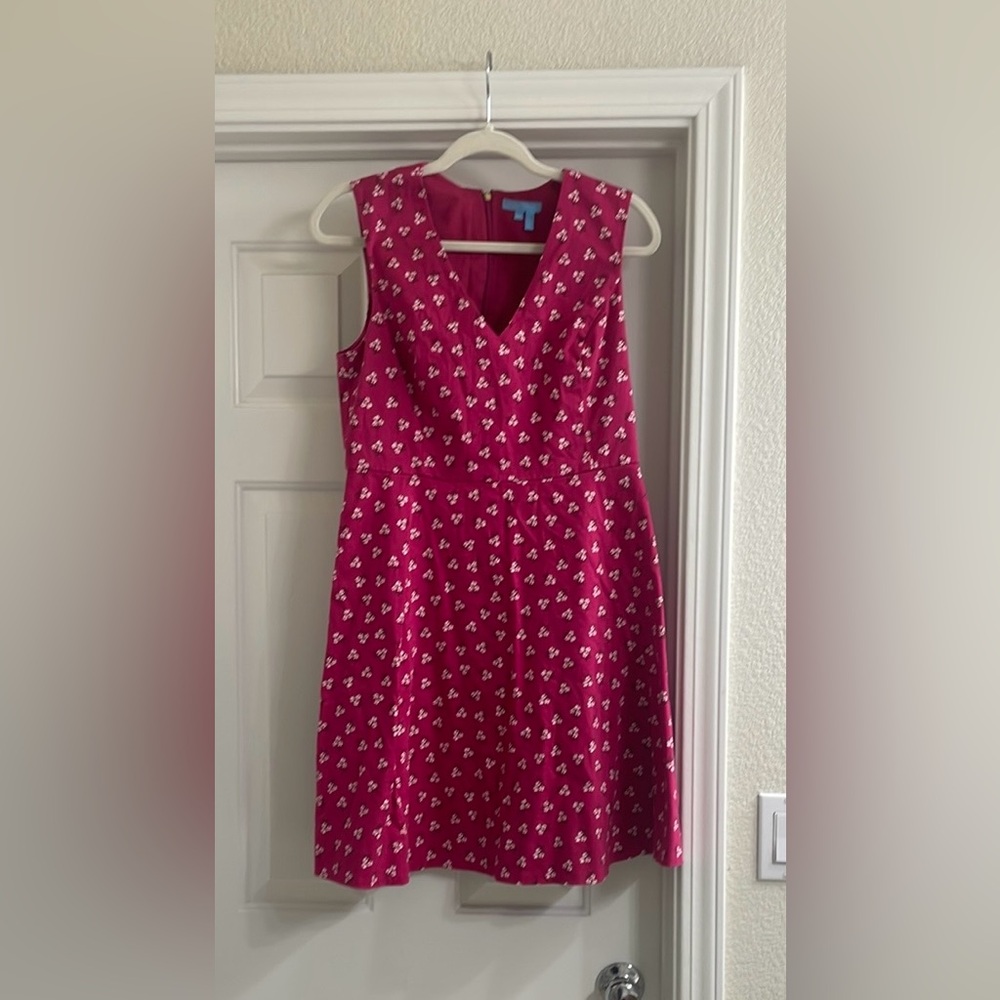 Draper James Raspberry Pink Floral Sleeveless Dress